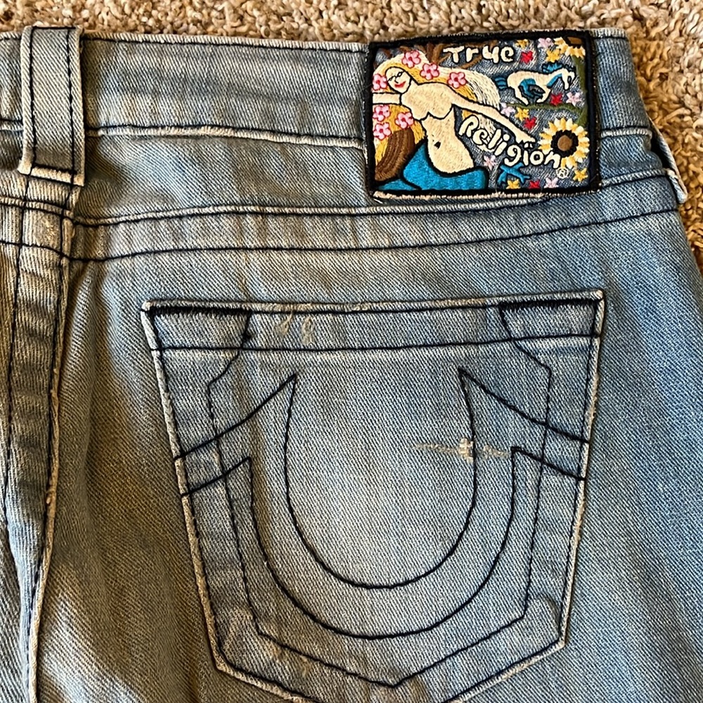 True religion patchwork jeans 30 - image 10